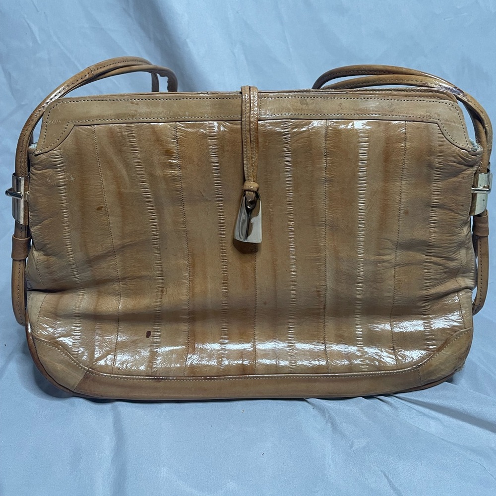 VINTAGE Genuine EEL SKIN purse